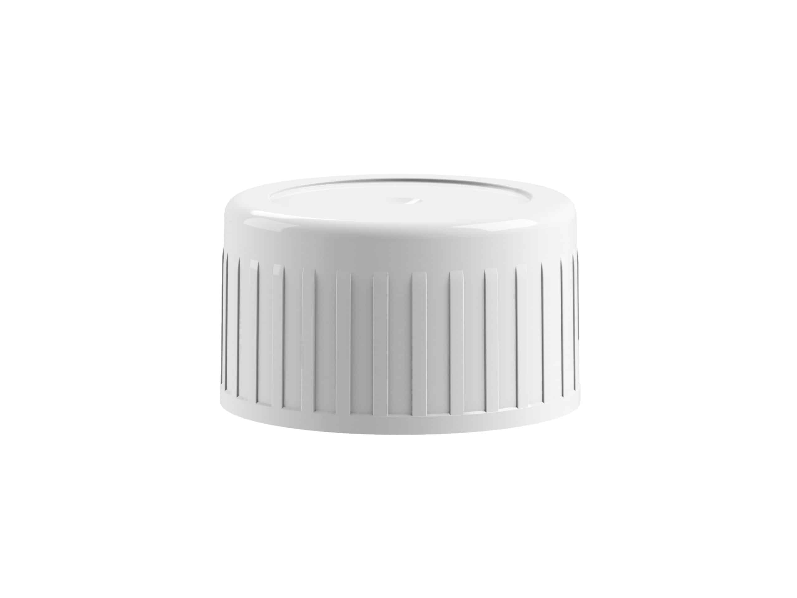 Bouchon simple à vis 28-410 blanc - blanc