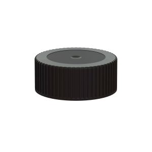 Bouchon simple à vis 39 noir pour PP