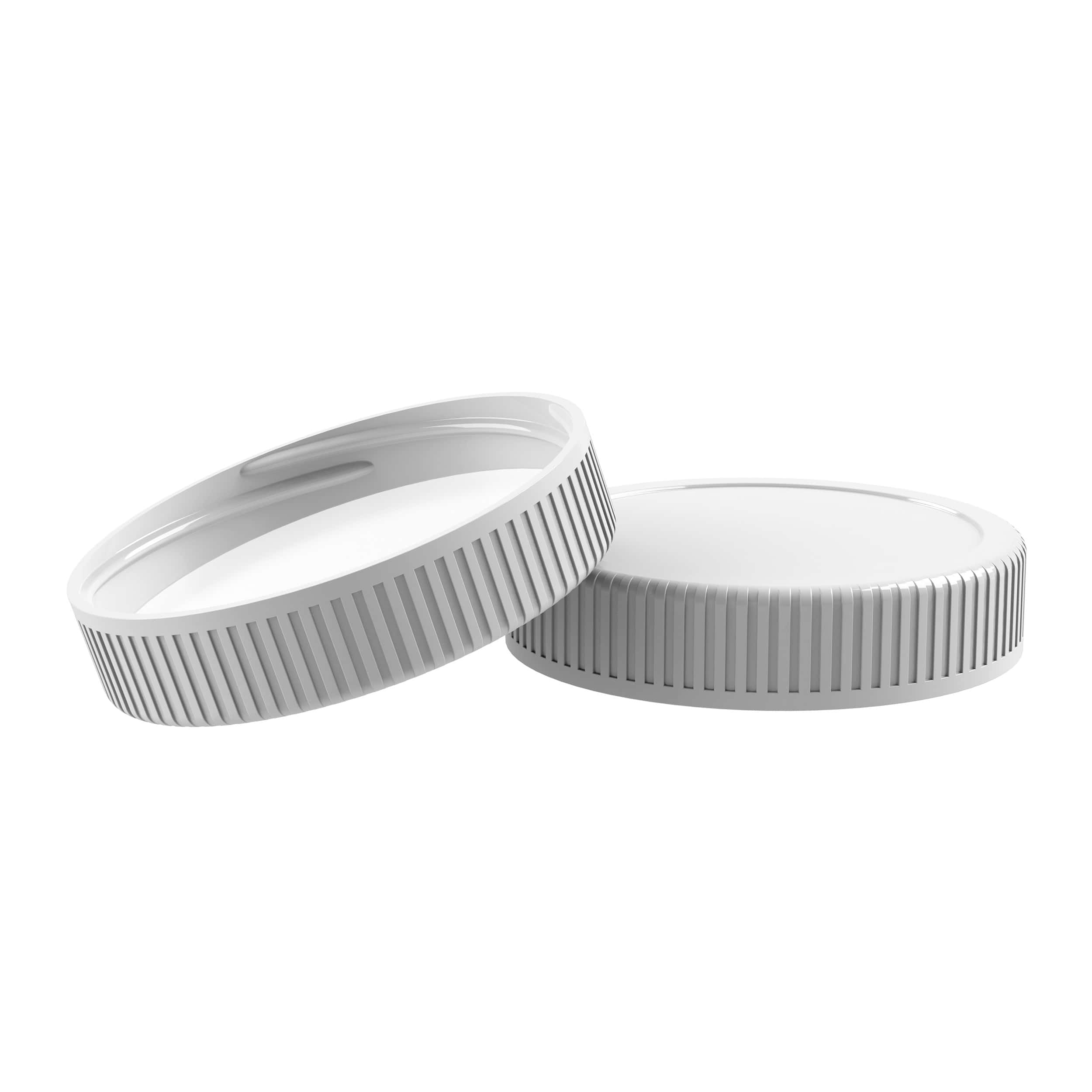 Couvercle col large 58 blanc 0028 PET - blanc