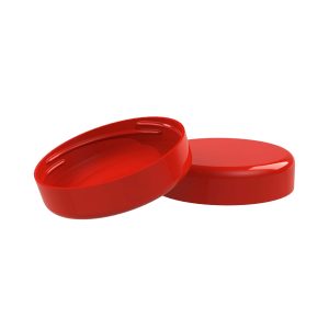 Couvercle col large 58 lisse rouge 0501 - rouge