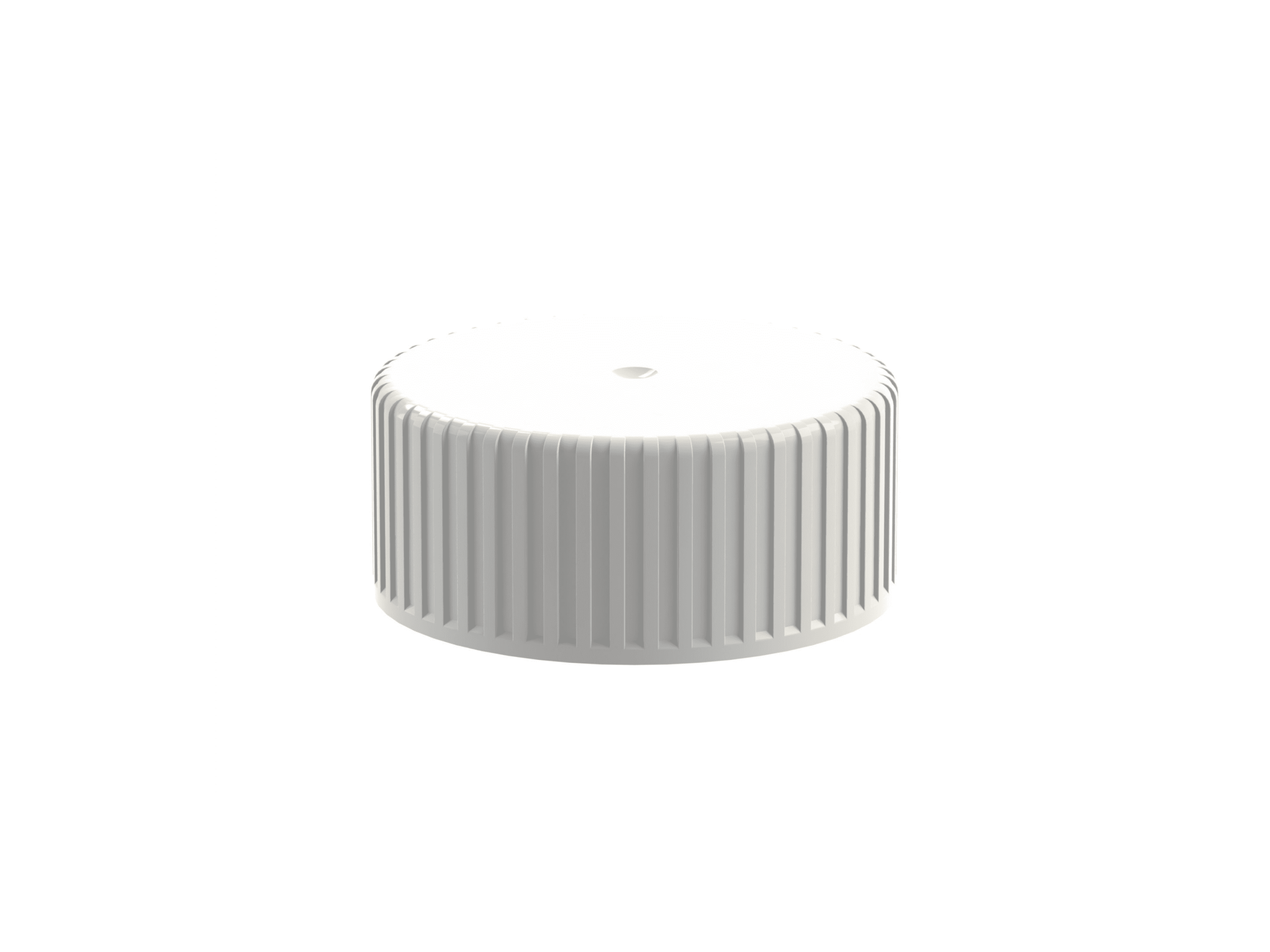 Bouchon simple à vis pour sauce blanc 128 pour PP - blanc