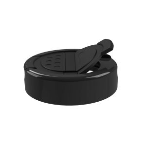 Couvercle double pour solides col large 63 noir 81893 - noir