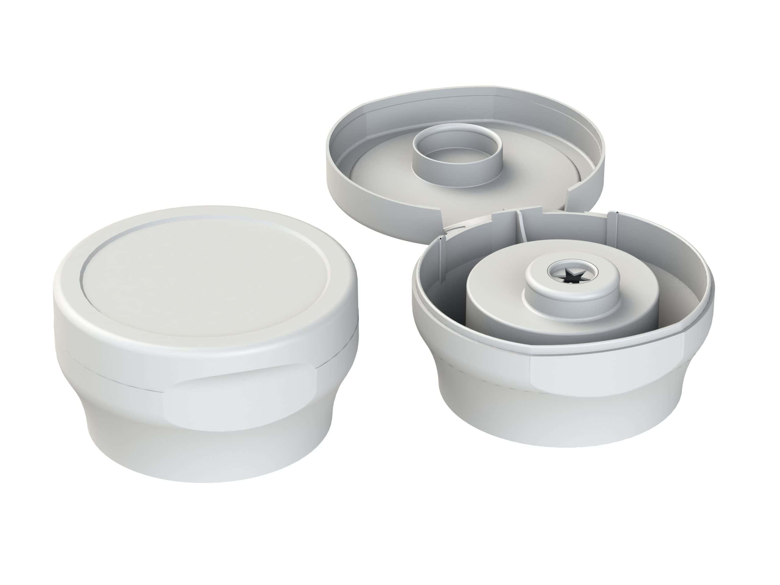 Bouchon Top Down blanc - blanc