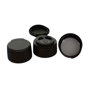 Bouchon PP 38-400 pour épices FG noir pour PET