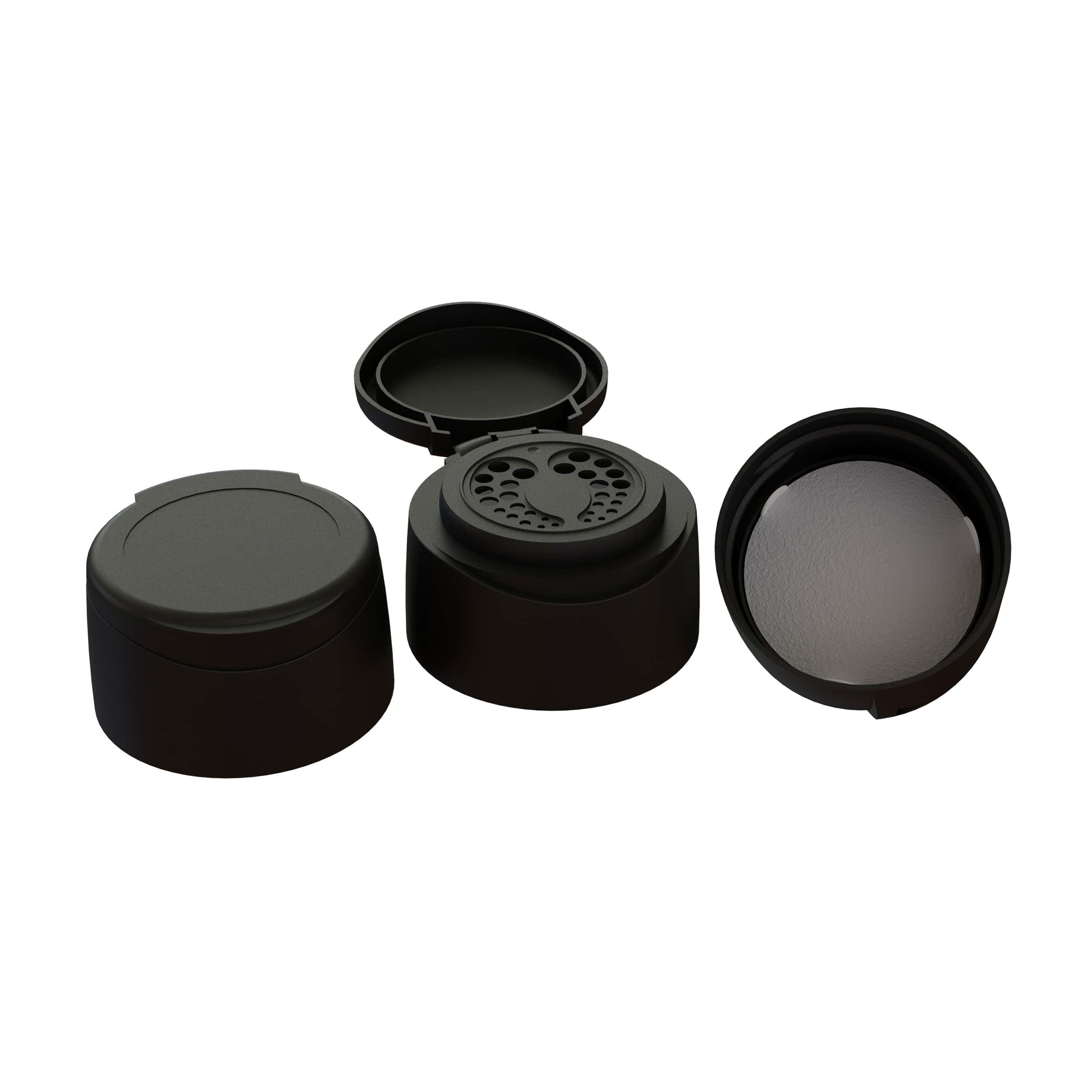 Bouchon PP 38-400 pour épices FP noir pour PET