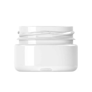 Pot PET 50ml M1 cylindrique col large 58 transparent - transparent