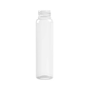 Flacon PET 70ml M2 cylindrique 24-410 transparent - transparent