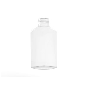 Flacon PET 100ml M2 ovale 24-410 transparent - transparent