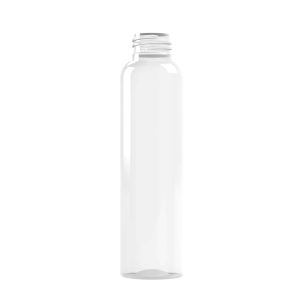Flacon PET 125ml M2 cylindrique 24-410 transparent - transparent