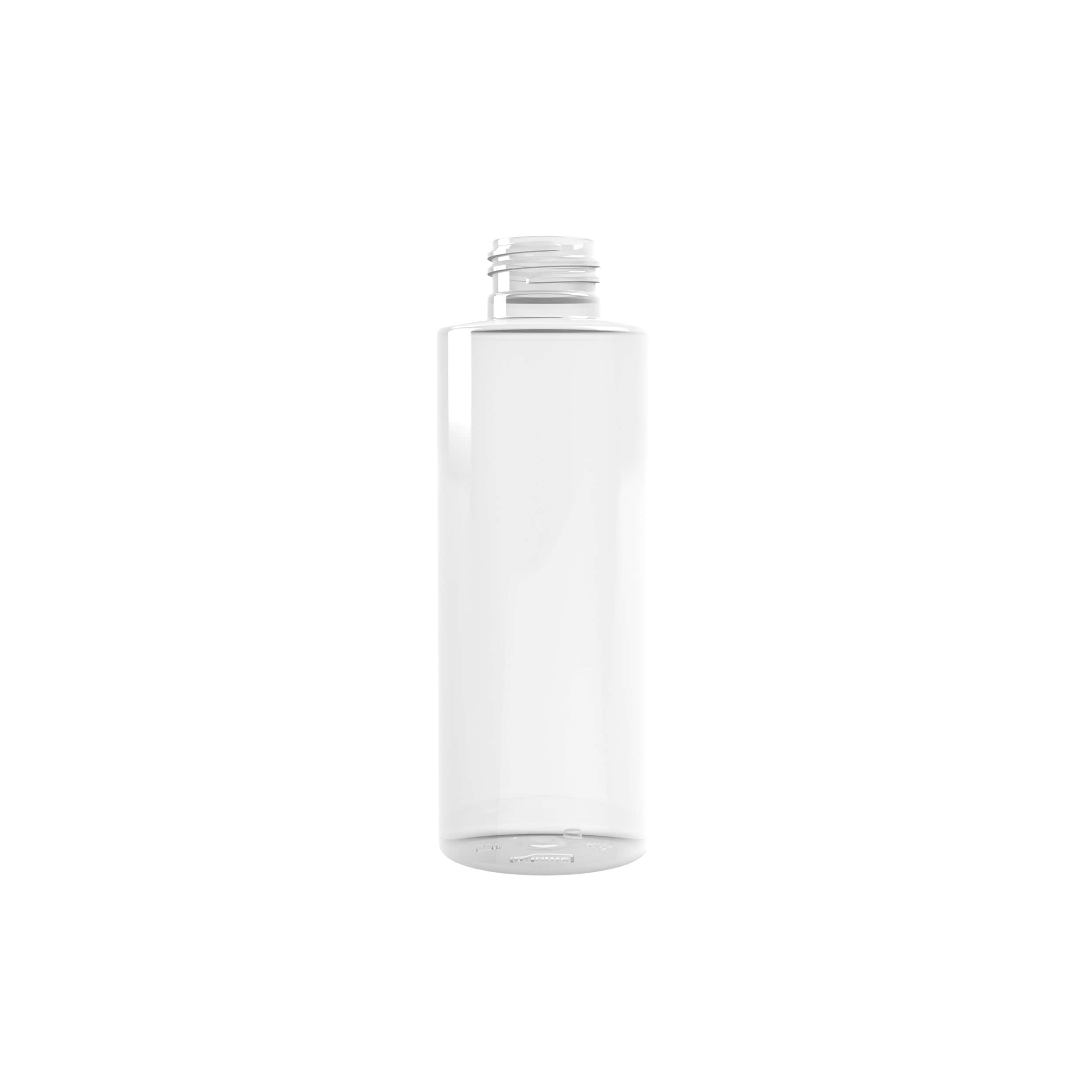 Flacon PET 150ml M4 cylindrique 24/410 transparent - transparent