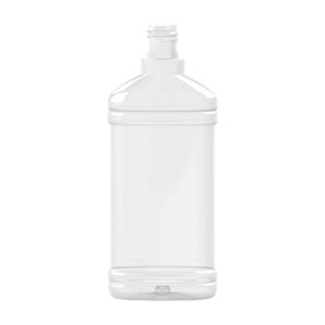 Flacon PET 200ml ovale 20-415 transparent