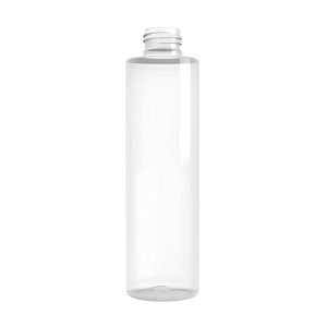 Flacon PET 200ml M4 cylindrique 24/410 transparent 28g - transparent