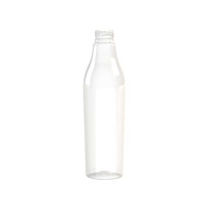 Flacon PET 250ml M1 conique 24-410 transparent - transparent