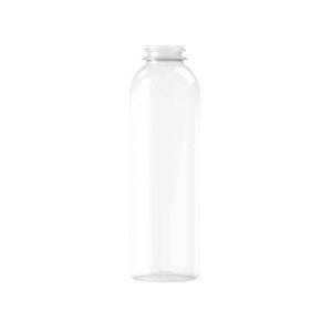 Flacon PET 250ml M2 cylindrique 29-21 transparent