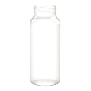 Flacon PET 250ml M2 carré 38 3E transparent