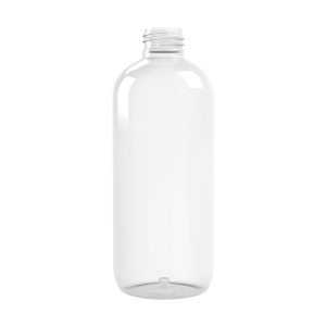 Flacon PET 300ml M5 cylindrique 24/410 transparent - transparent