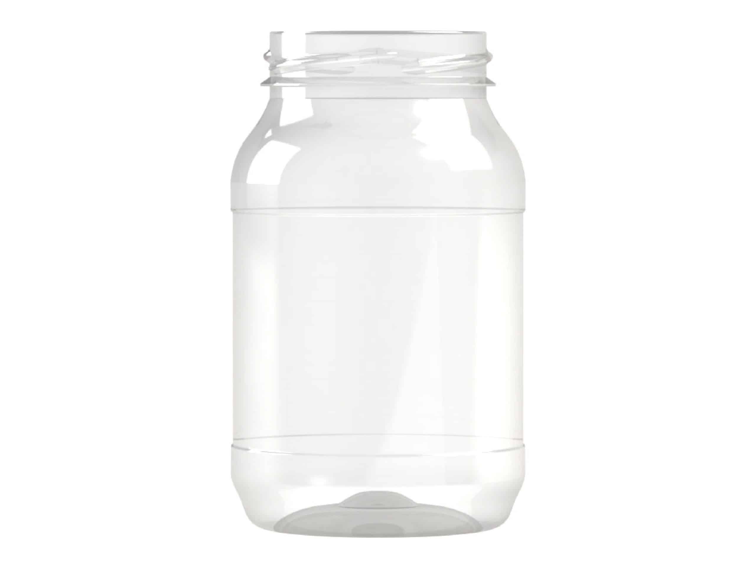 Pot PET 360ml M1 cylindrique col large 58 transparent