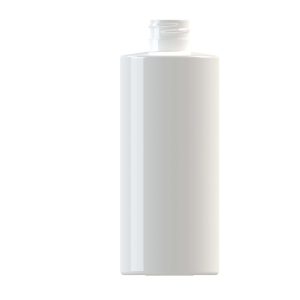 Flacon PET 400ml M4 cylindrique 28/410 blanc 35g - blanc
