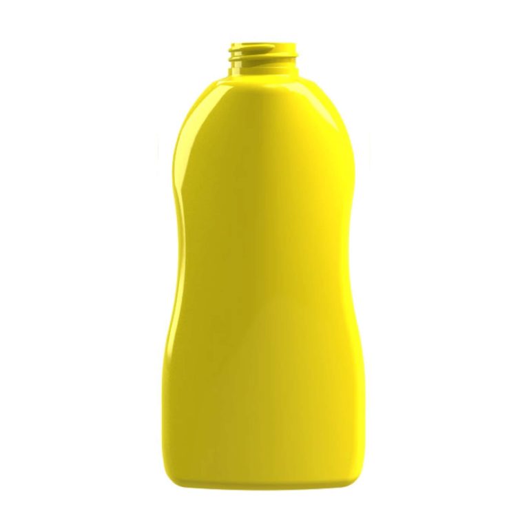 Flacon PET 500ml MP2 crème - jaune