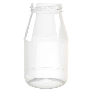 Pot PET 500ml M2 cylindrique col large 58 transparent