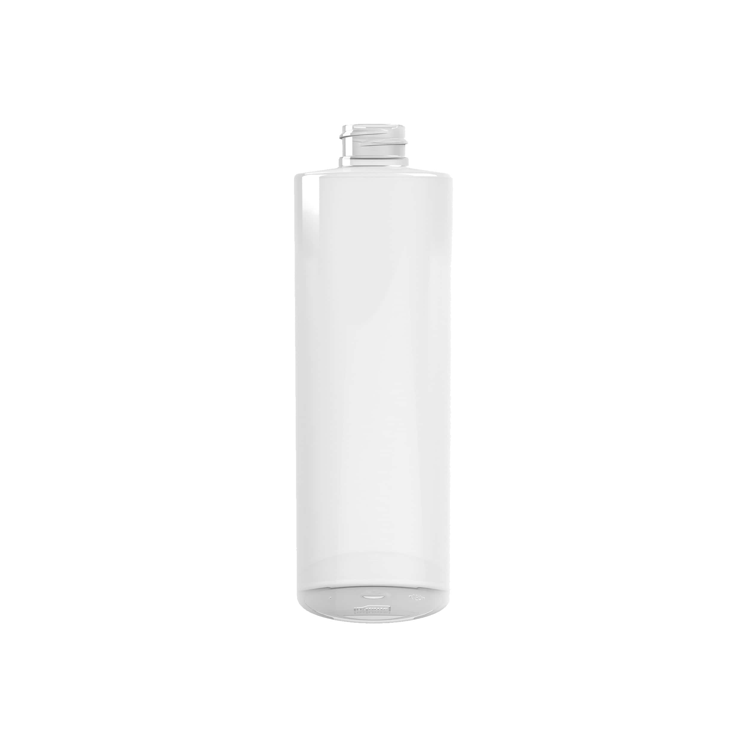 Flacon PET 500ml M4 cylindrique 28-410 transparent - transparent