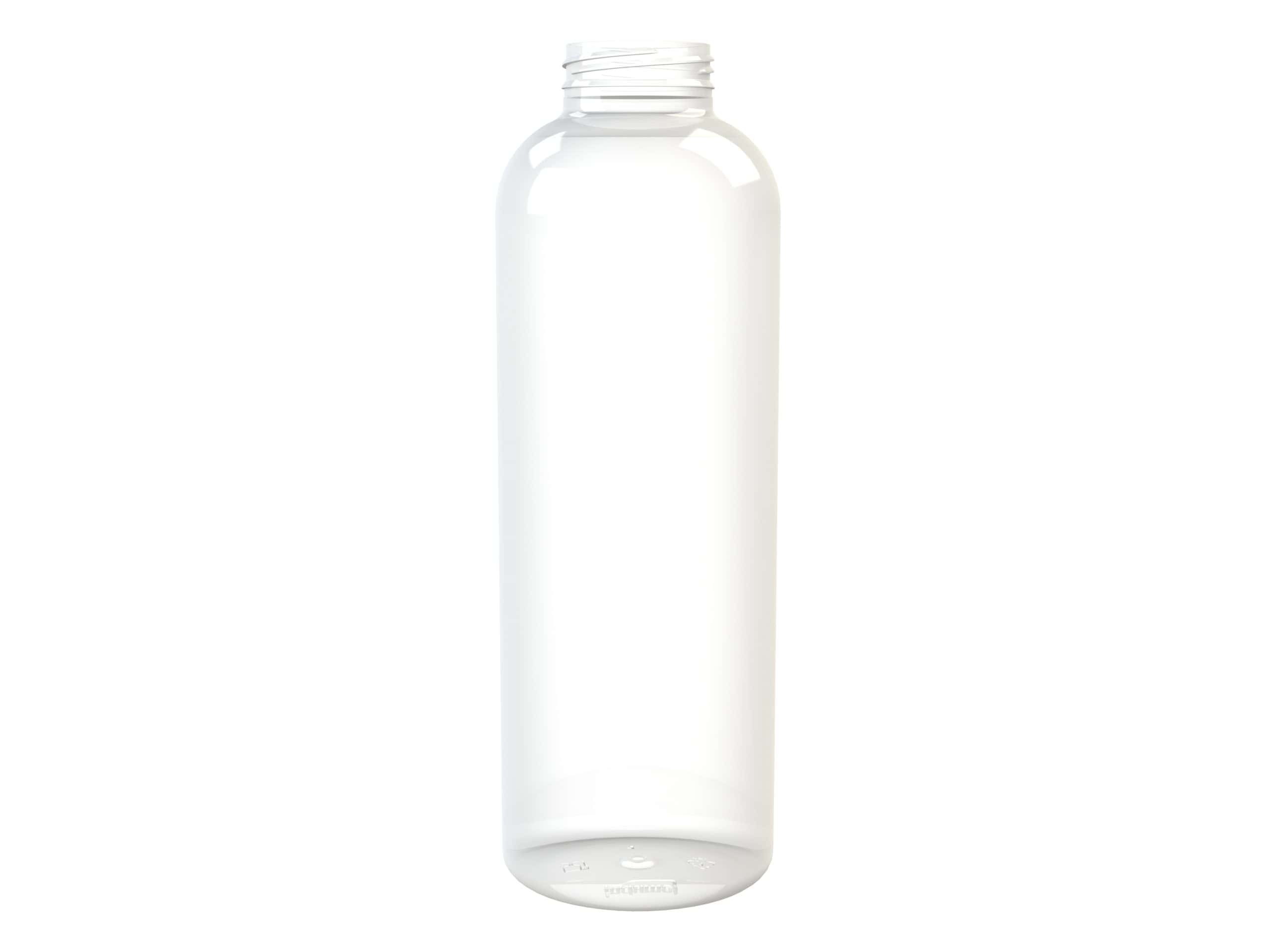 Flacon PET 750ml M2 cylindrique 38 3E transparent 35g