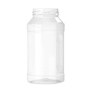 Pot PET 800ml M3 rectangulaire avec poignée col large 63 transparent