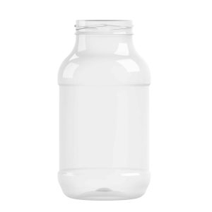 Pot PET 1000ml M1 cylindrique col large 63 transparent - transparent