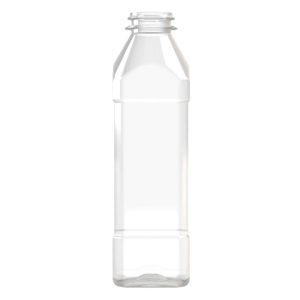 Bouteille PET 250ml M2 carrée 29-21 transparente