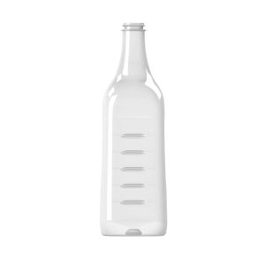 Bouteille PET 1000ml M2 carrée 29-21 transparente 43g