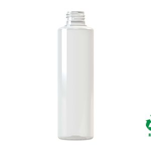 Flacon rPET100 190ml M4 cylindrique 24/410 transparent