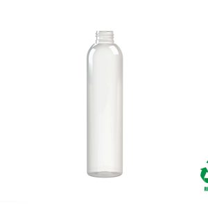 Flacon rPET30 250ml M2 cylindrique 24-410 transparent