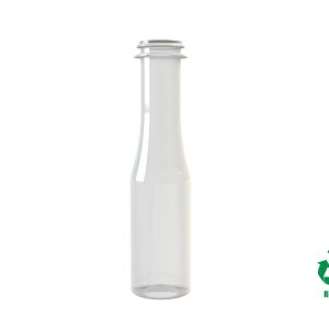 Bouteille rPET100 100ml M3 cylindrique 29-21 transparente