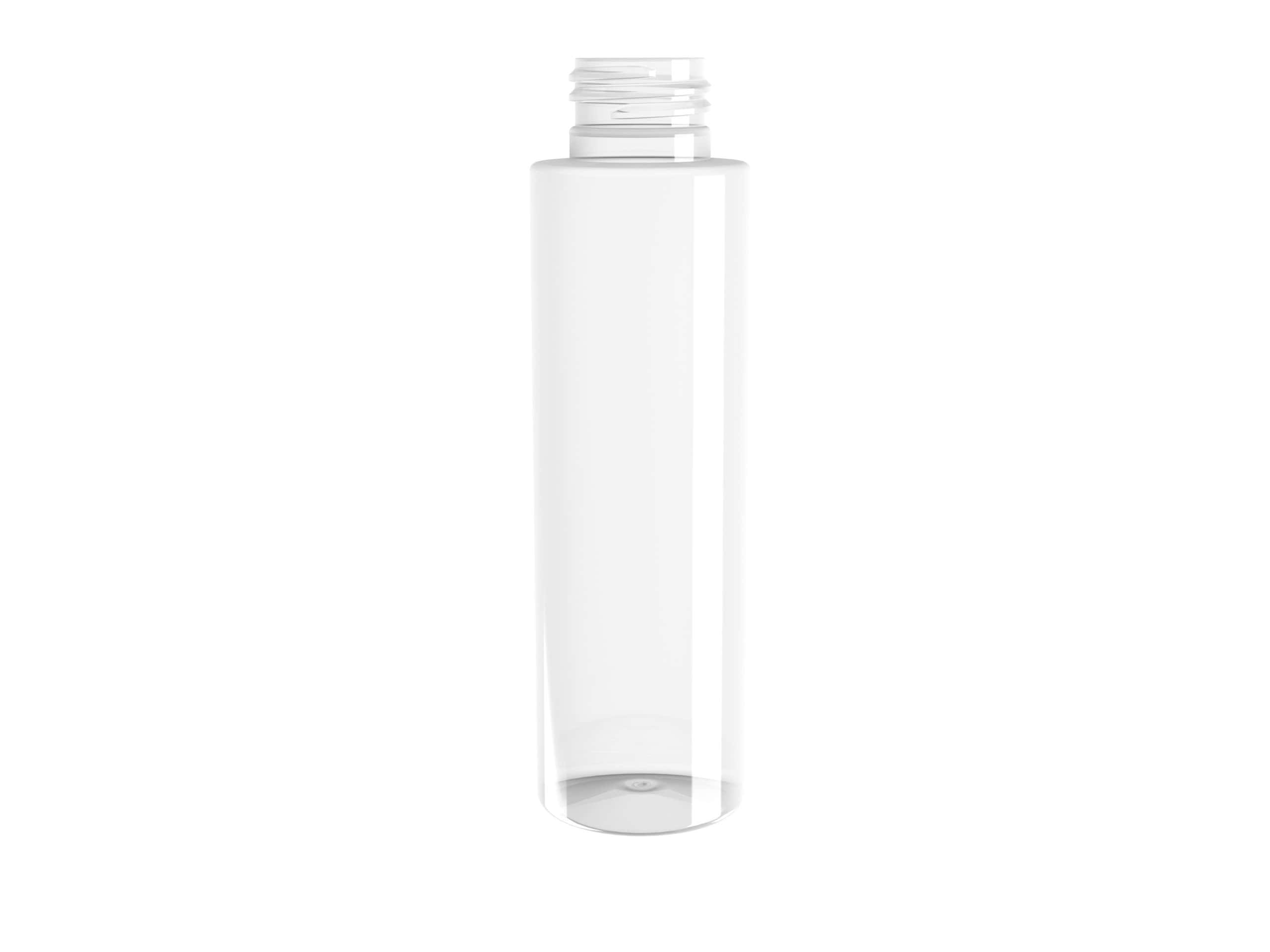 Flacon PET 100ml M4A cylindrique 24/410 transparent 20g - transparent